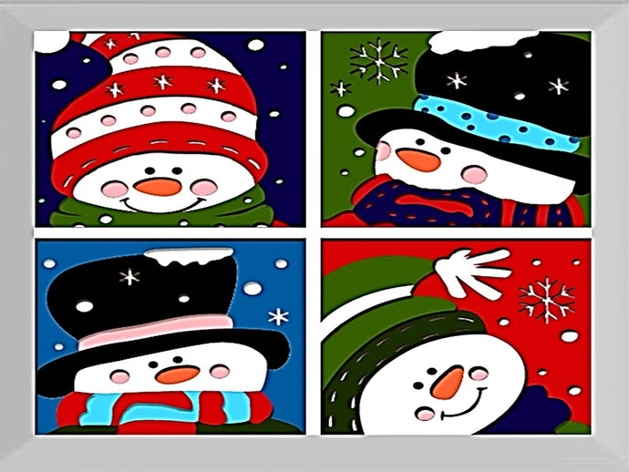 Four Snowmen